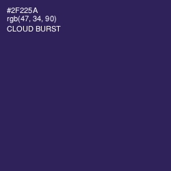 #2F225A - Cloud Burst Color Image